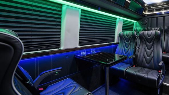18 passenger sprinter van interior corona