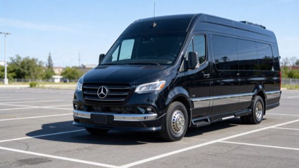 fontana wedding sprinter van rental