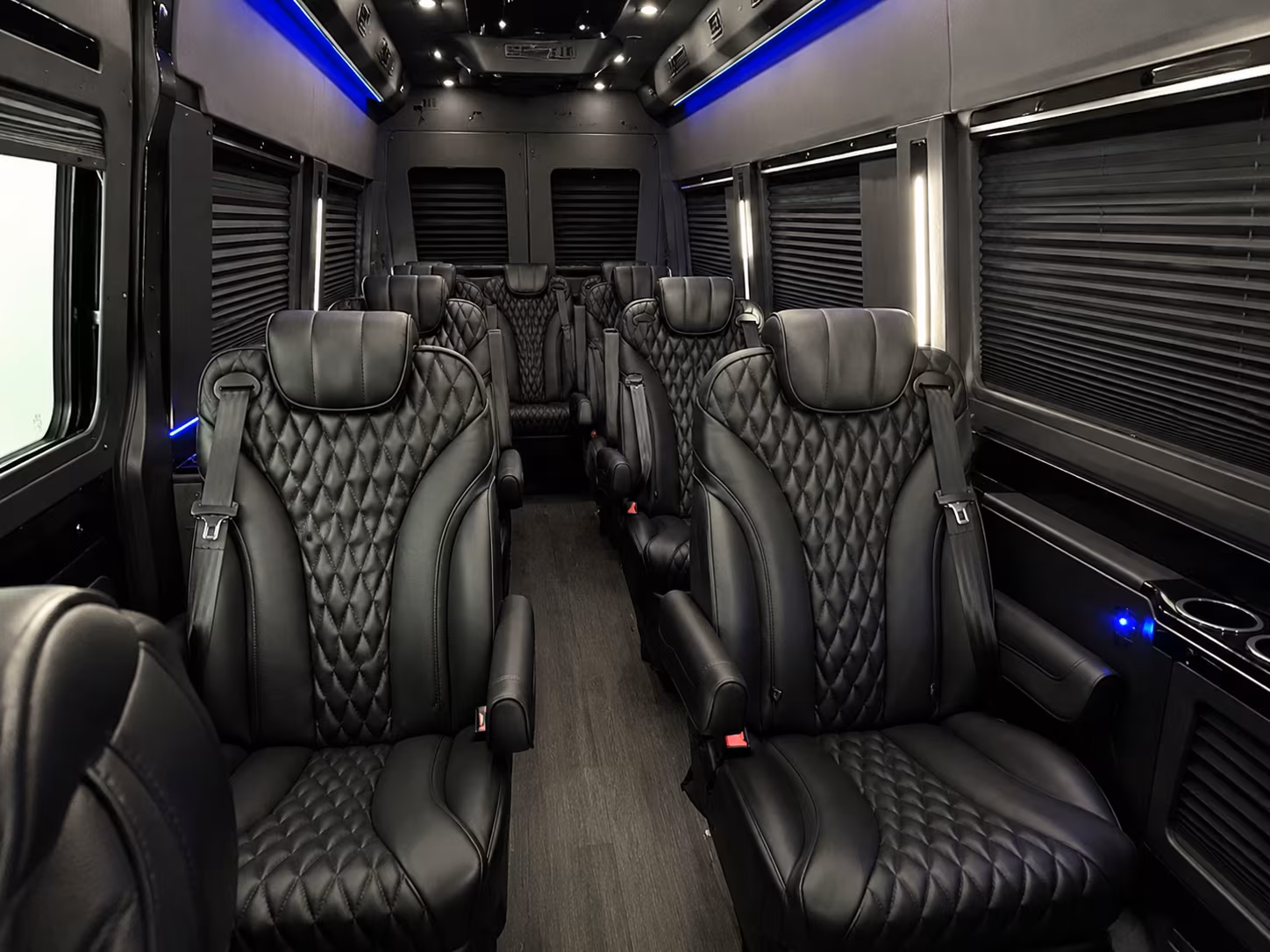 san bernardino 10 passenger sprinter van inside