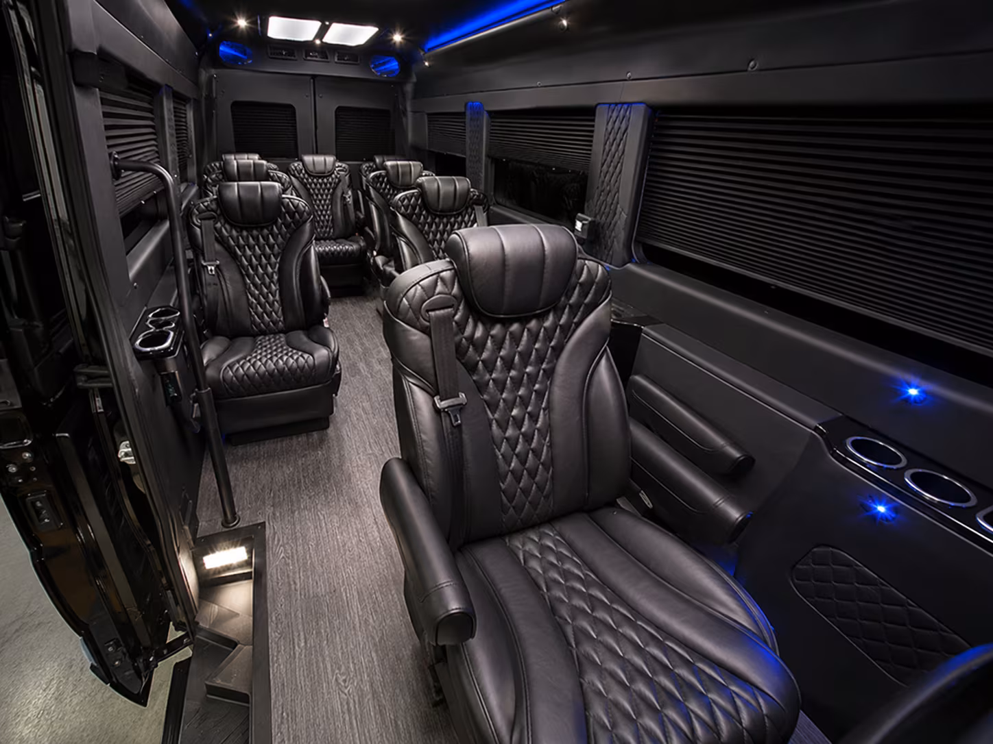 san bernardino 12 passenger sprinter van inside