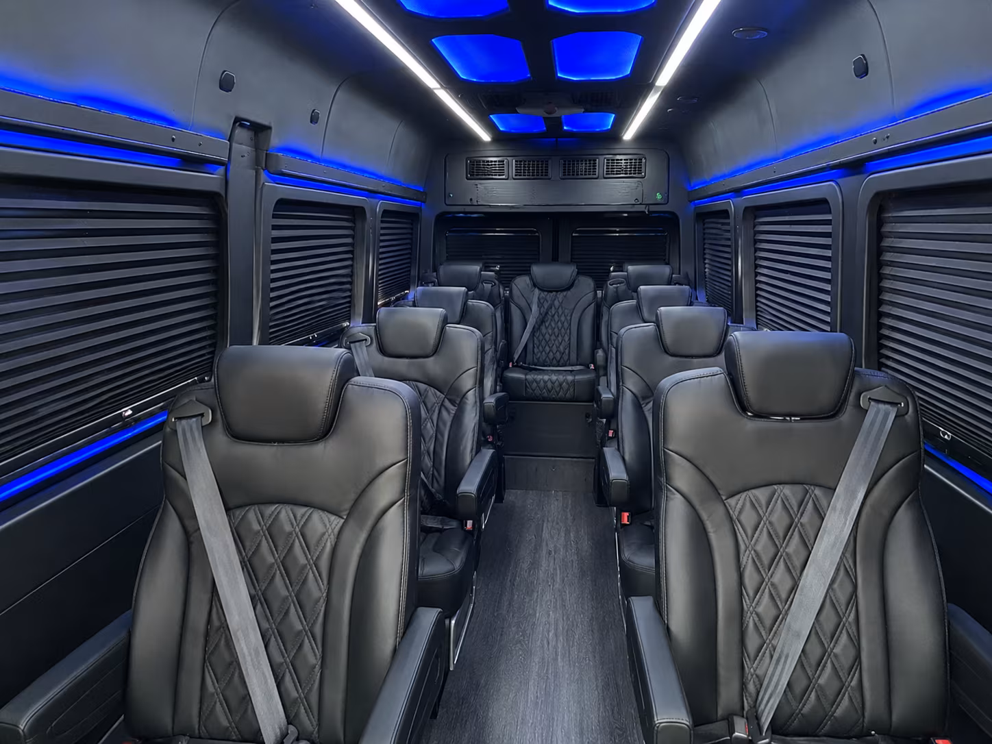san bernardino 15 passenger sprinter van inside