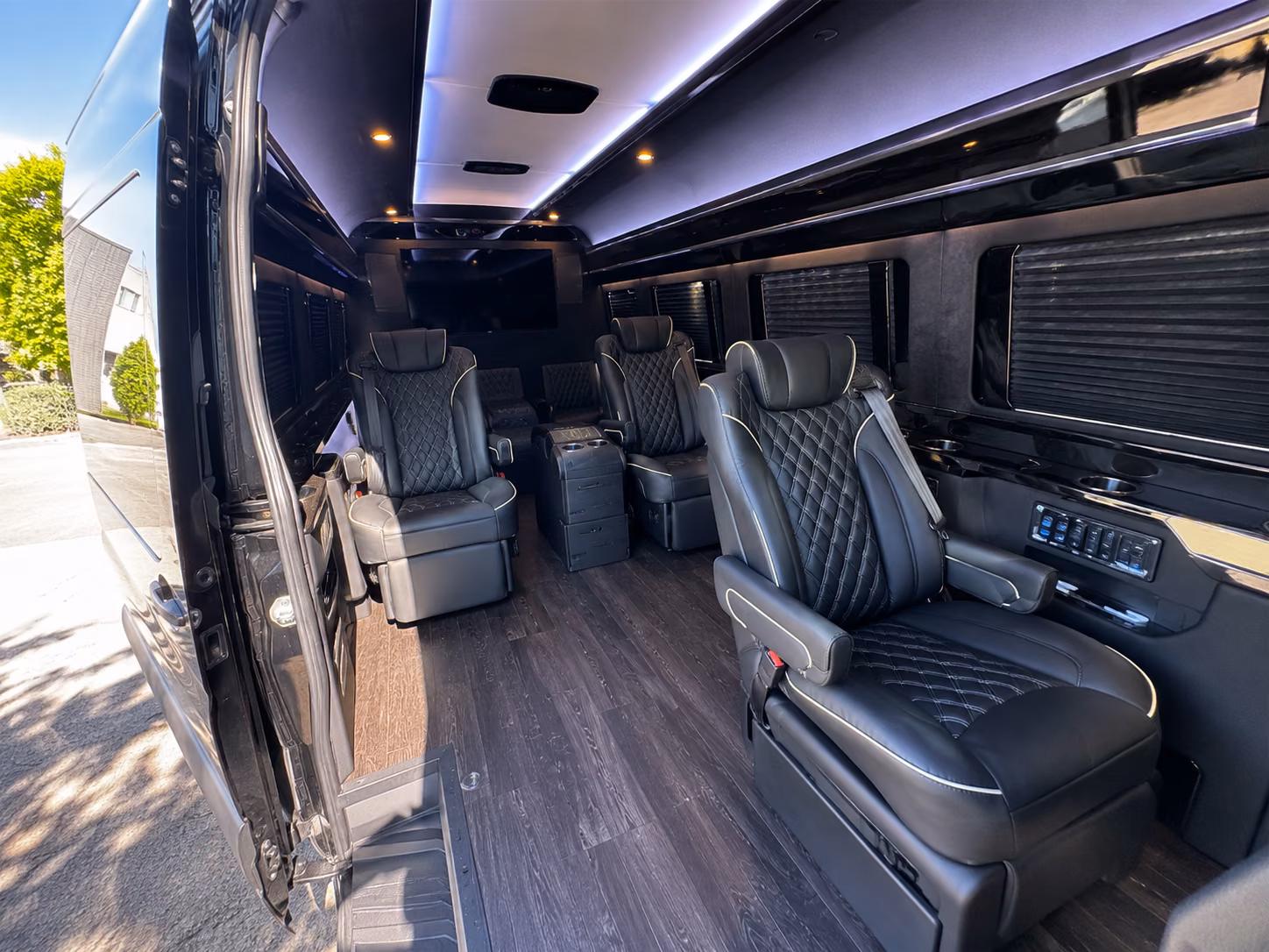 san bernardino 20 passenger sprinter van inside